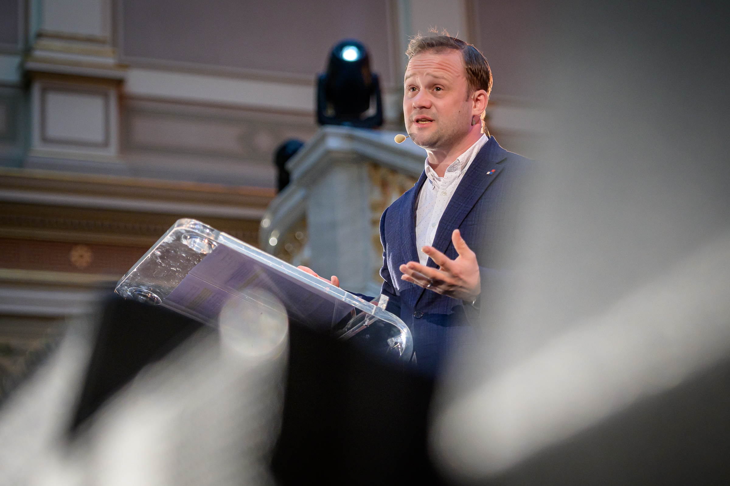 Ředitel DZS Michal Uhl během zahájení cen DZS 2024.Foto: DZS, Petr Zewlakk Vrabec