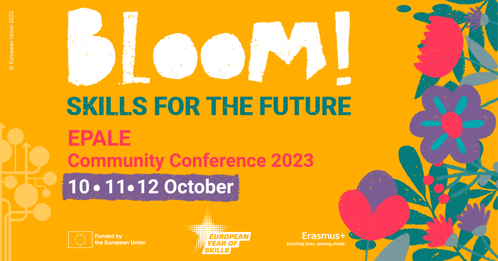 EPALE Community Conference 2023 - Bloom!  Skills for the future