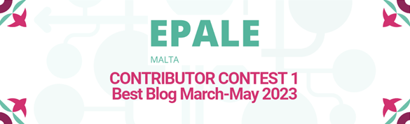 EPALE Contributor Contest 1: Best Blog March-May 2023 banner
