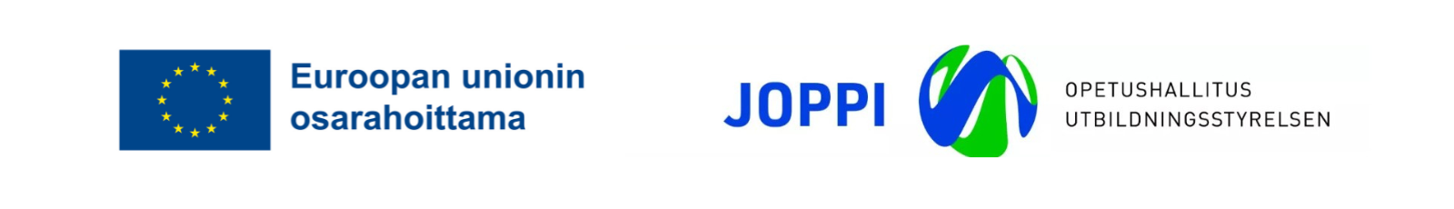 EU:n ja Opetushallituksen logot.